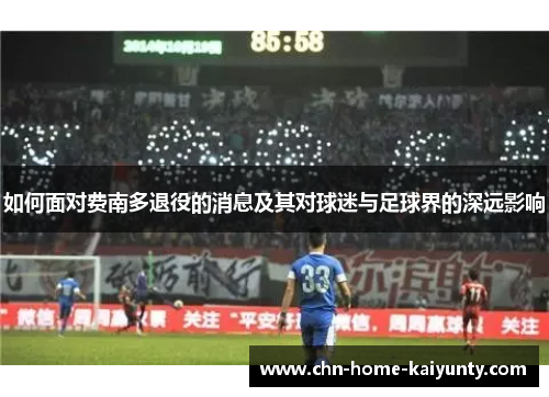 如何面对费南多退役的消息及其对球迷与足球界的深远影响